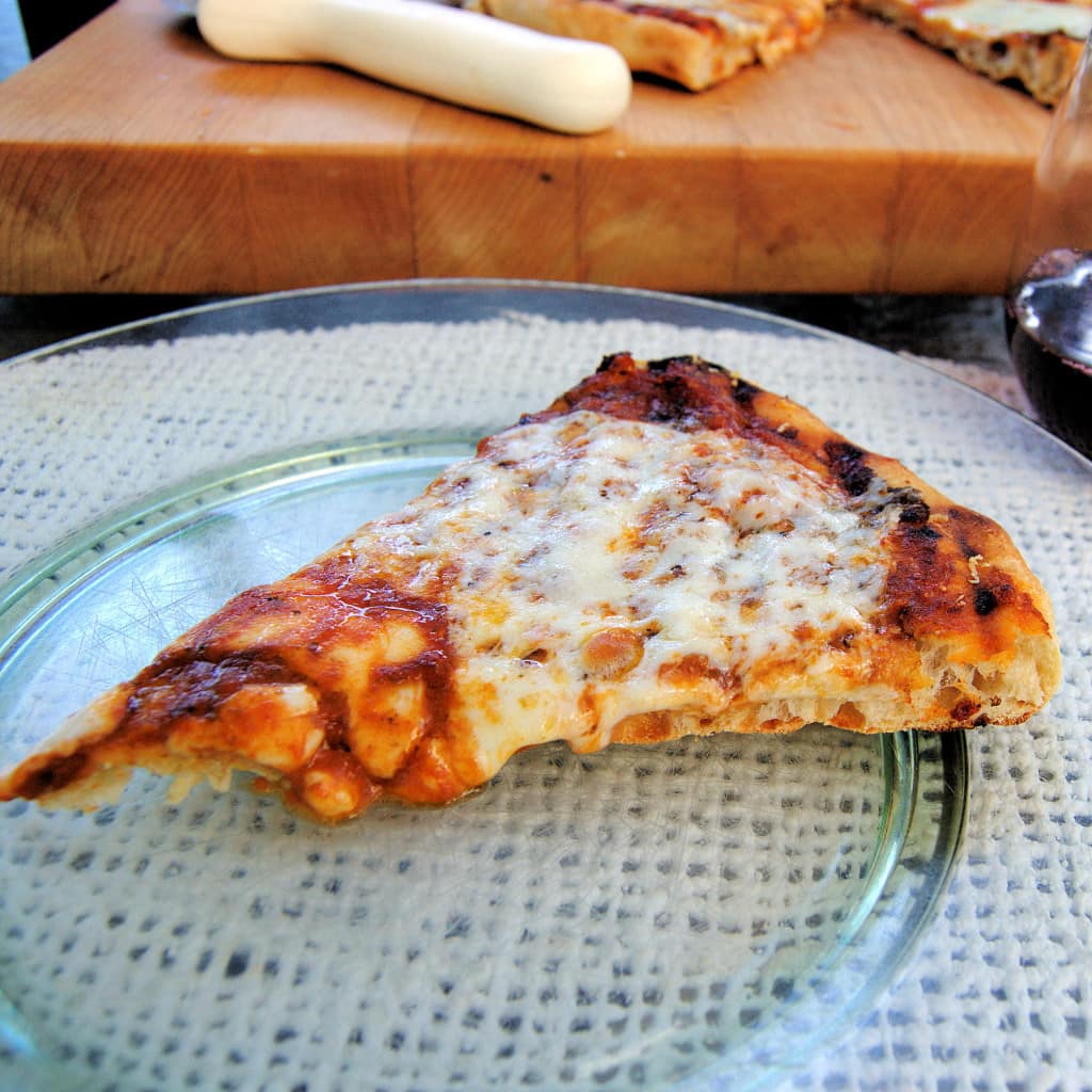 Pizza Dough & Charcoal Grilled Pizza