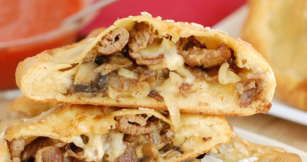Philly Cheesesteak Calzone SundaySupper Baking Sense