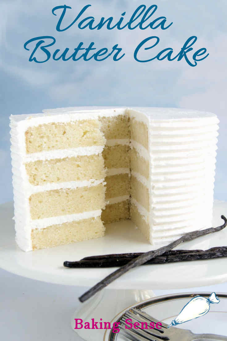 How to Make Perfect Vanilla Butter Cake Baking Sense®