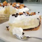 a slice of Banana Cream Pie