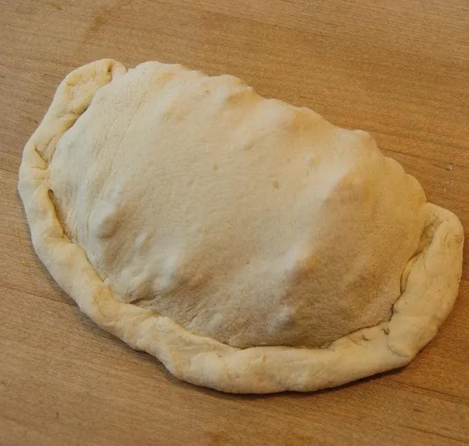 Assembled Calzone