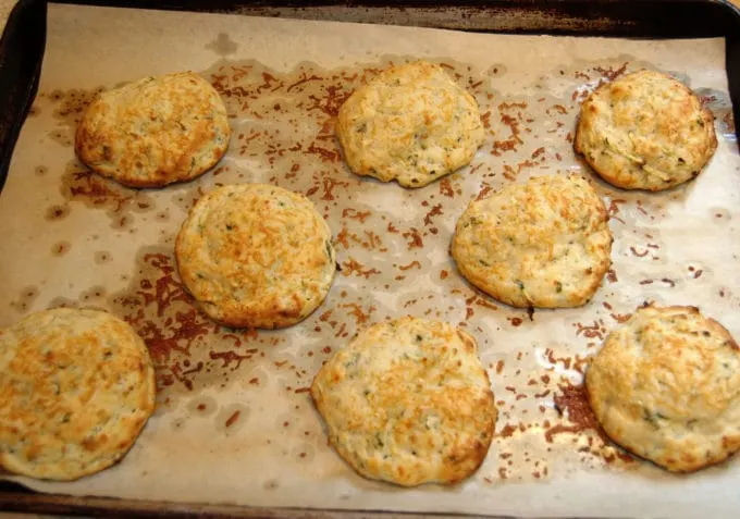You can see the first version of this recipe baked up very flat, more like a pancake that a biscuit.