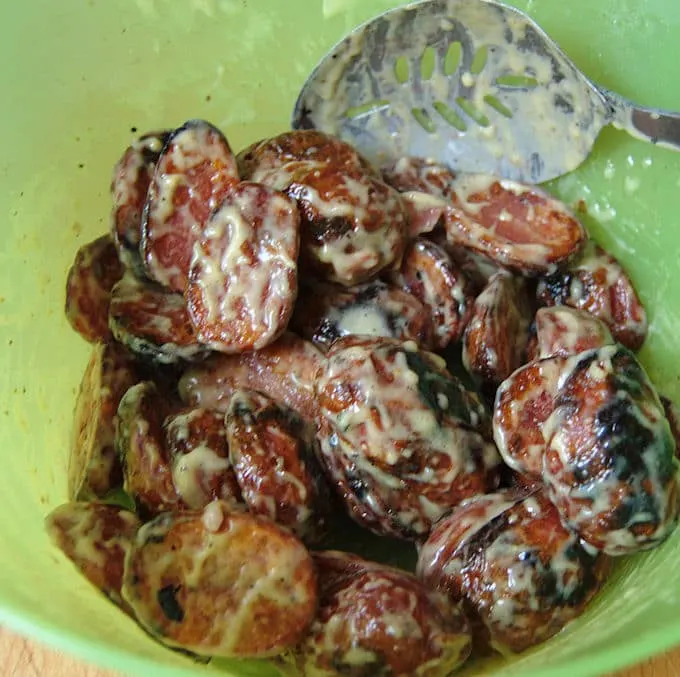 grilled potato salad