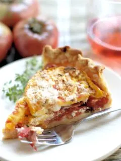 heirloom tomato pie