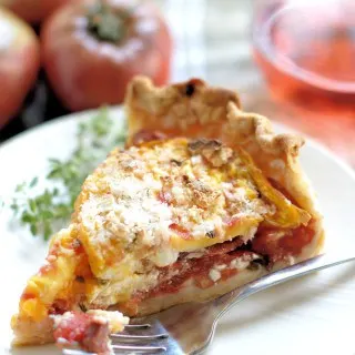 heirloom tomato pie