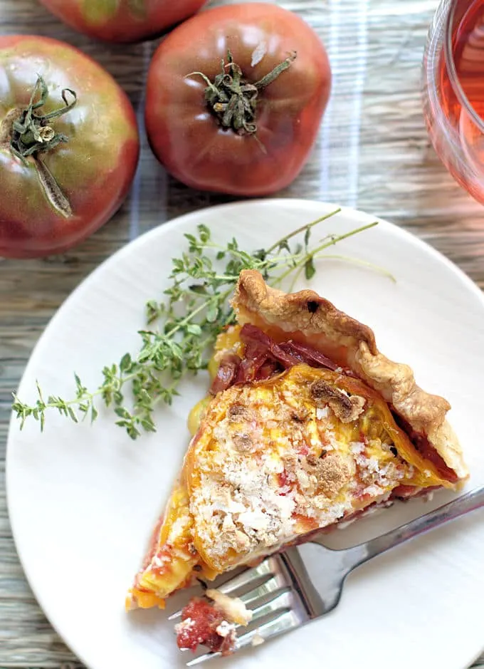 heirloom tomato pie 6