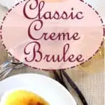 creme brulee image for pinterest