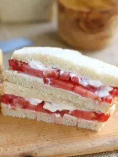 a tomato sandwich