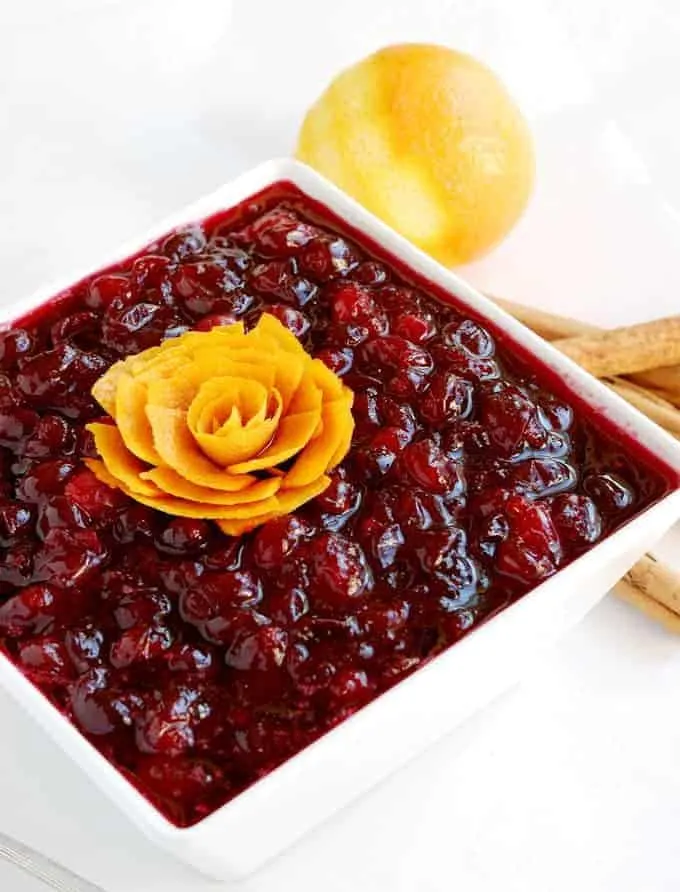 cranberries in red wine