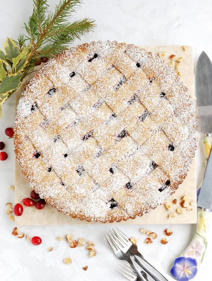 cranberry linzer tart cranberry linzer tart