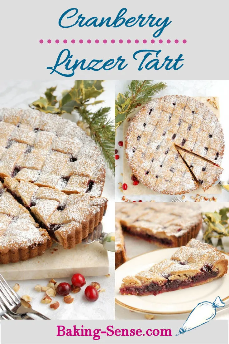 cranberry linzer tart cranberry linzer tart