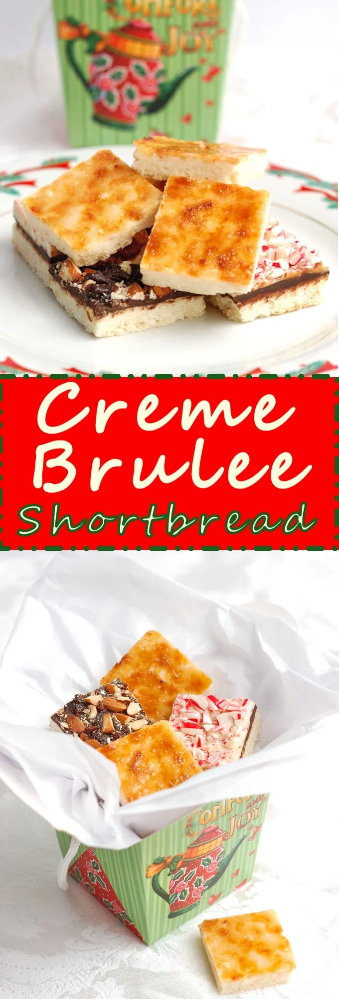 Crackly, crispy caramelized crust makes this shortbread irresistible. The perfect addition to a holiday gift box