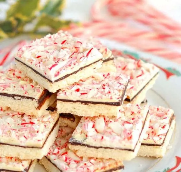 Peppermint Bark Shortbread