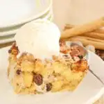 rum raisin bread pudding