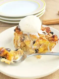 rum raisin bread pudding