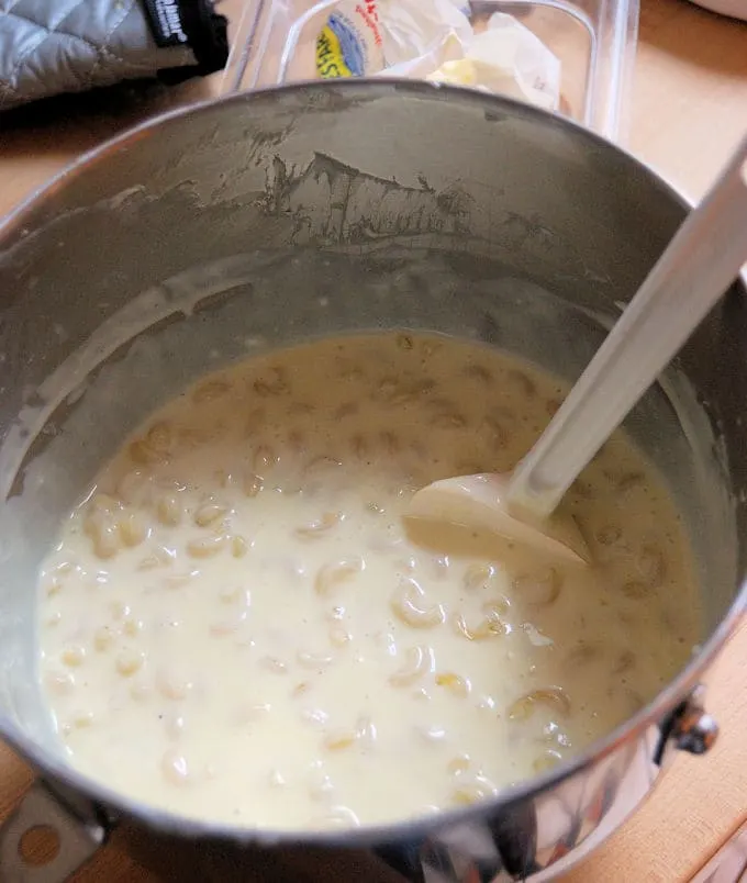 batter for dessert macaroni and cheese