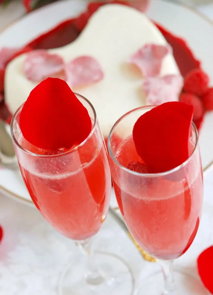 raspberry rose bellini 4