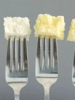 Experimenting with eggs in pound cake.