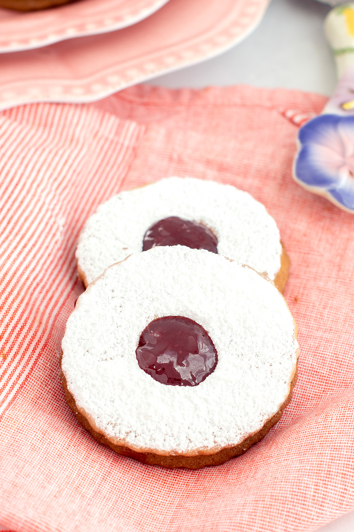 Raspberry Linzer Cookies