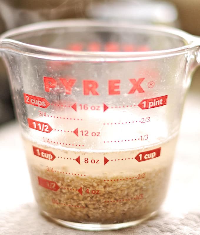 soaking cracked wheat