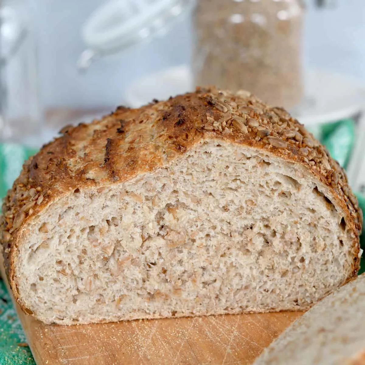 Sourdough Cracked Wheat Bread (Sourdough Bulgur Wheat Bread)