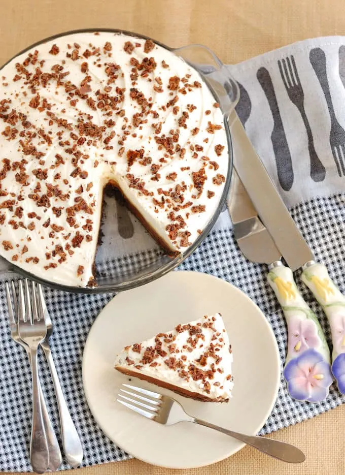 triple chocolate cream pie