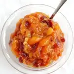 a bowl of kumquat chutney