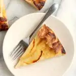 a slice of pear galette
