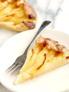 pear galette with ginger