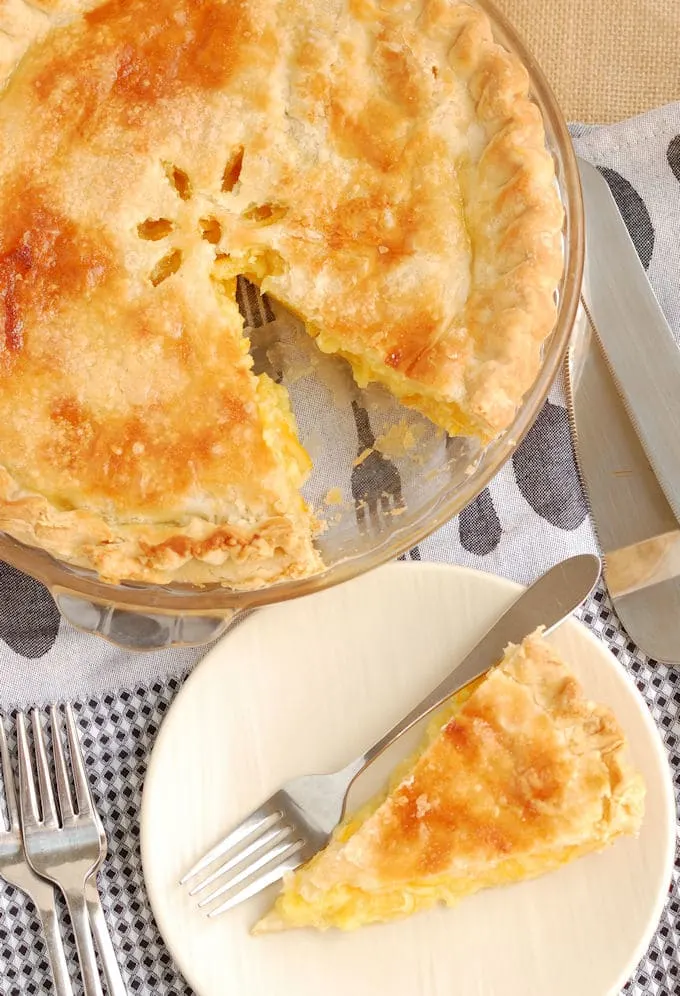 Meyer Lemon Shaker Pie