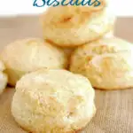 a pinterest image for buttermilk biscuit recipe