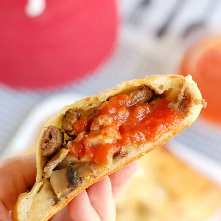 Philly Cheesesteak Calzone