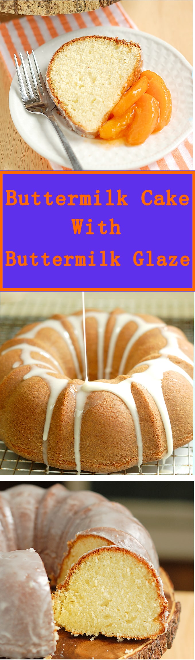 Buttermilk Bundt Cake with Buttermilk Glaze Baking Sense