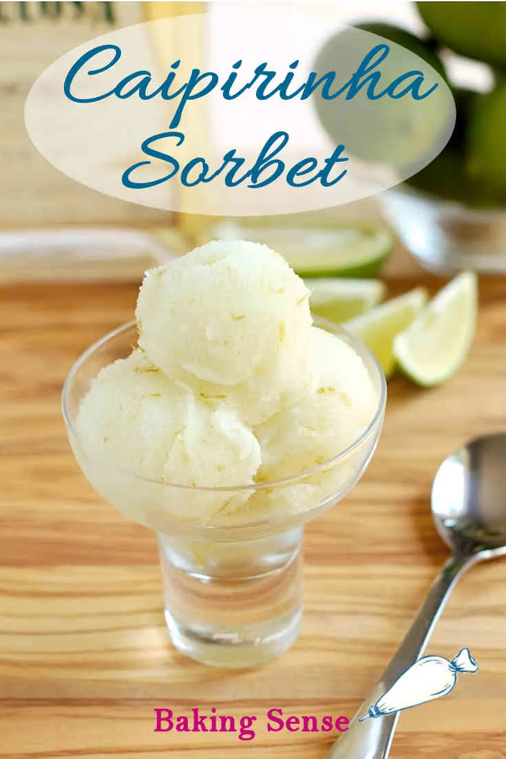 Caipirinha Sorbet - Frozen Caipirinha - Baking Sense®