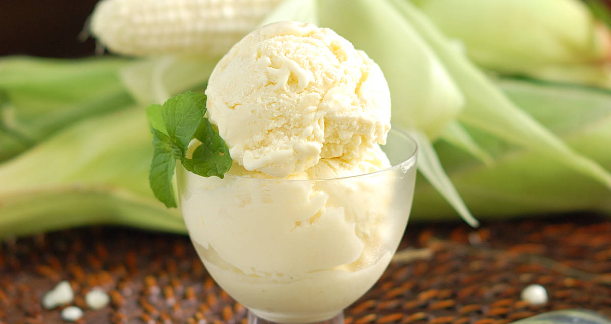 Sweet Corn Ice Cream Baking Sense