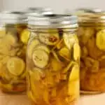 jars of bread & Butter pickles