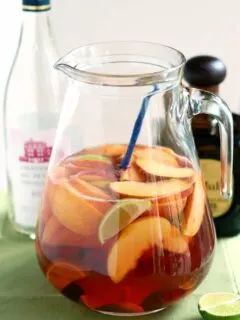 a pitcher of Mexican Sangria