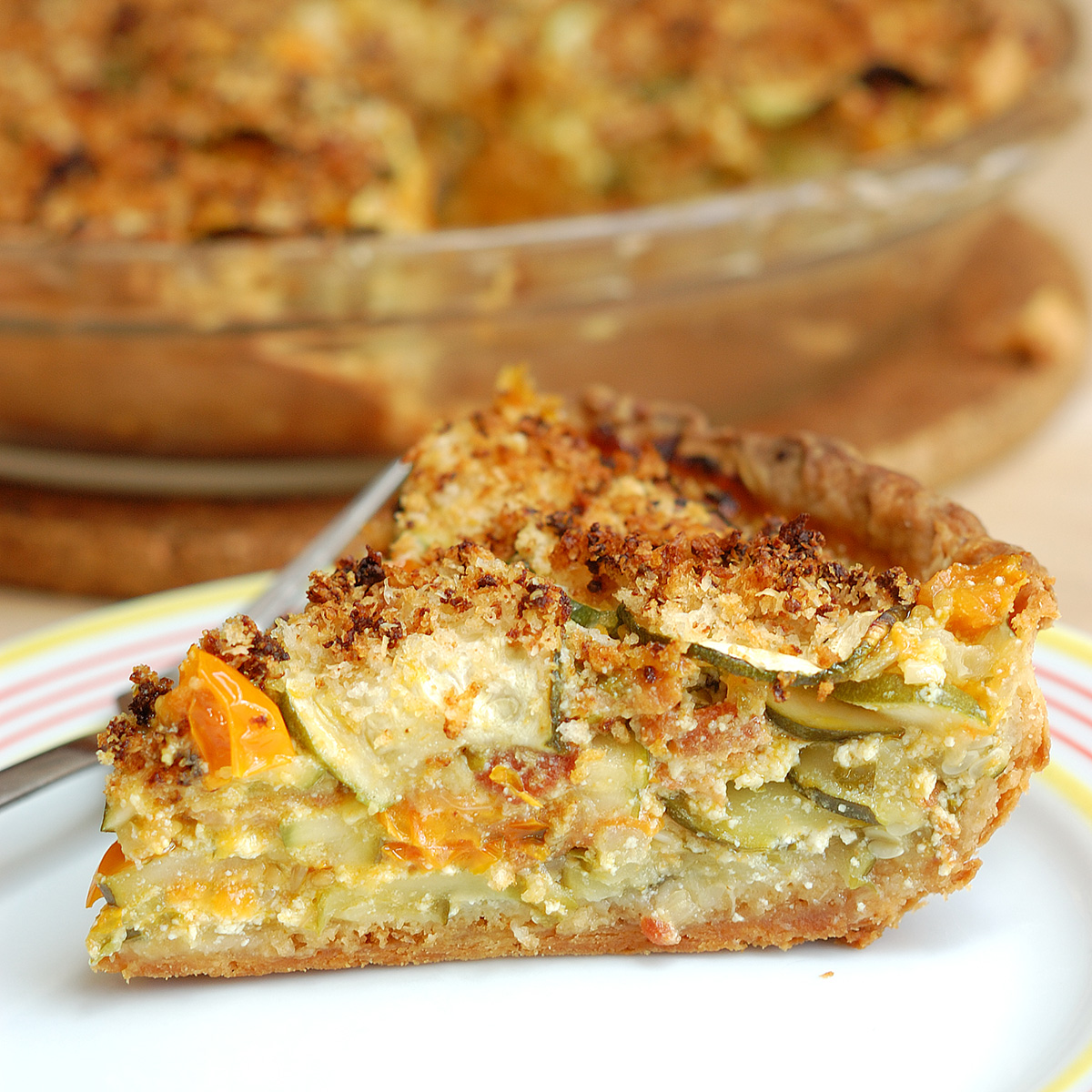 Zucchini & Ricotta Pie