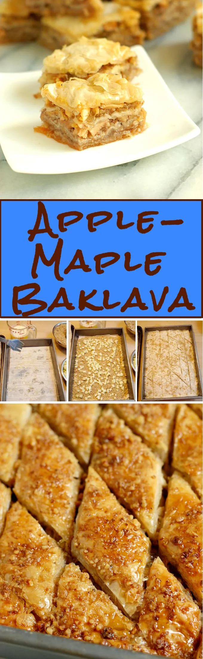 If traditional Baklava and all-American Apple Pie had a baby, it would be Apple Maple Baklava.