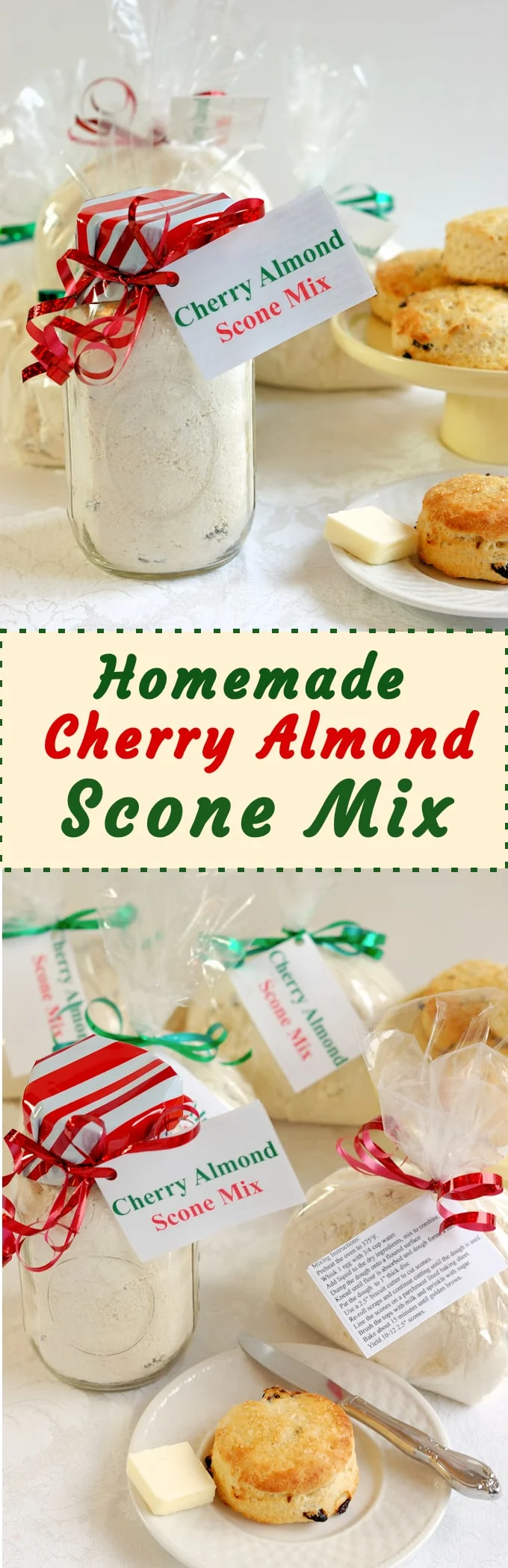 There's nothing nicer than a gift from the kitchen. Scone mix is easy to make and everyone loves a freshly baked scones. #SundaySupper