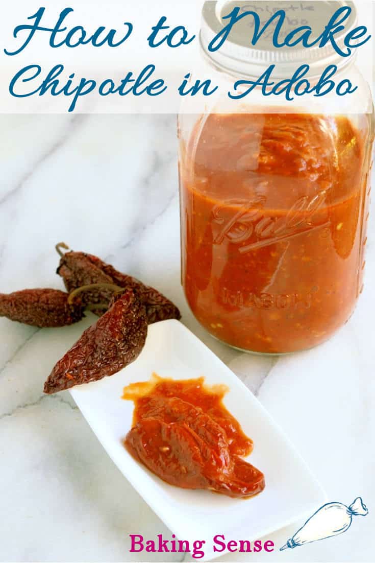 How to Make Chipotles in Adobo Sauce at home. Baking Sense®
