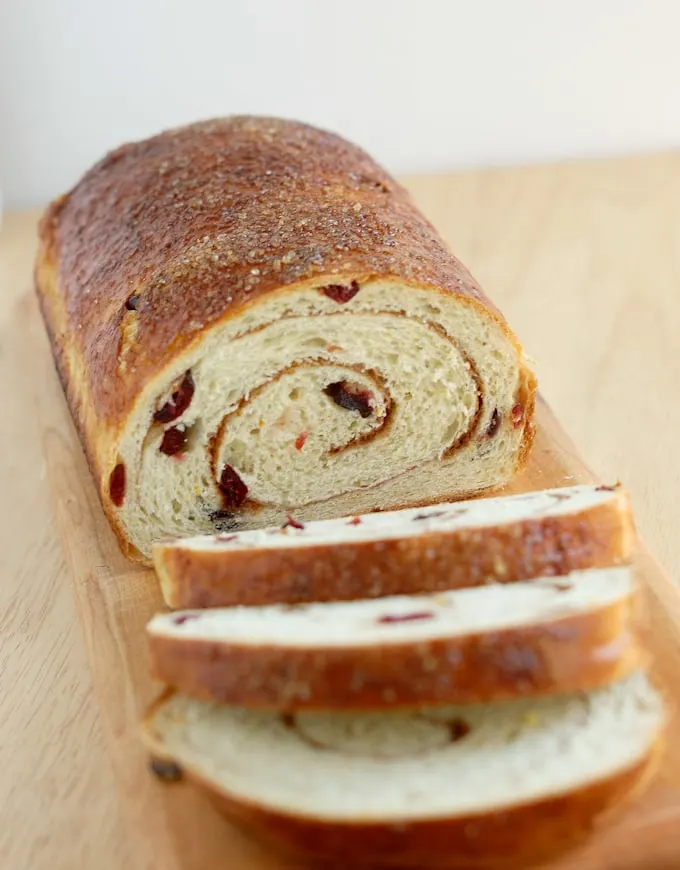 mashed potato craisin bread