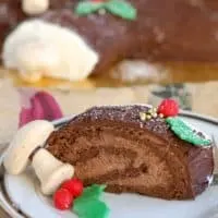 Buche de Noel – Yule Log Cake