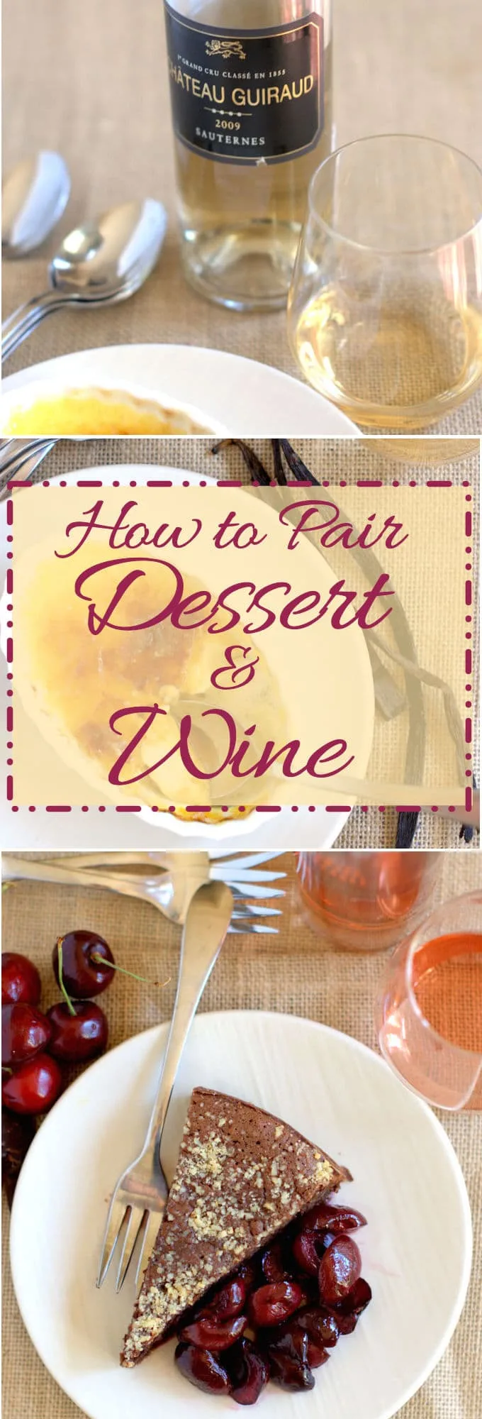 How to Pair Wine with Dessert Baking Sense®