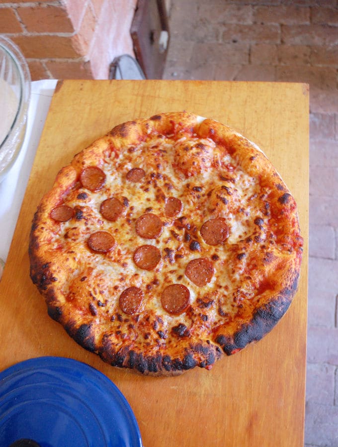 wood oven baking