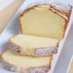 a sliced sour cream pound cake