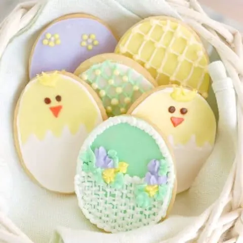 decorated sugar cookies for easter