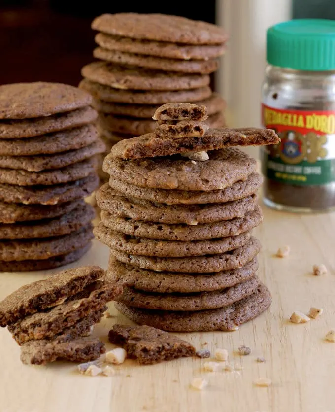 Espresso Heath Bar Chunk Cookies