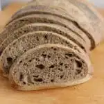 slices of guinness buckwheat bread