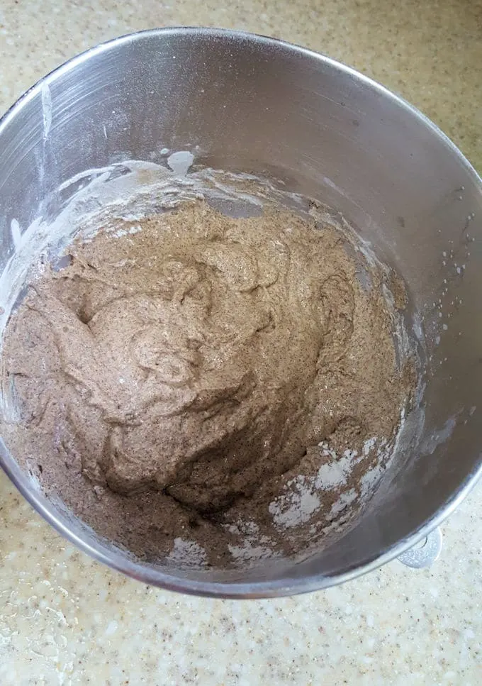 guinness bread starter in a bowl